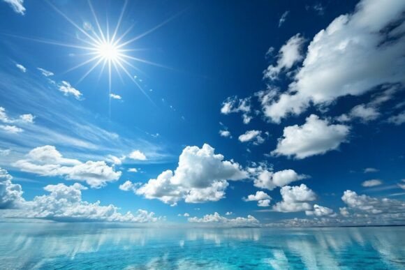 Download Sky and Sun Background Design - Sky Collection