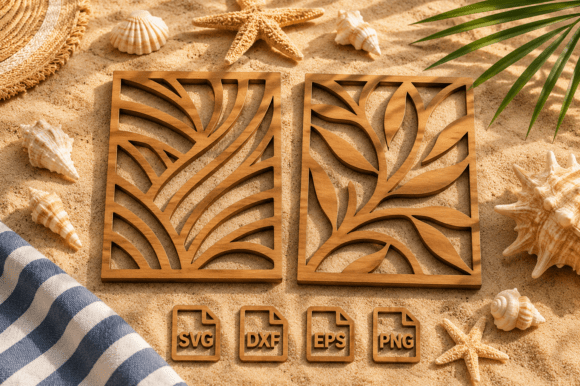 Download Abstract Leaf Wall Art SVG Bundle - Wall art Collection