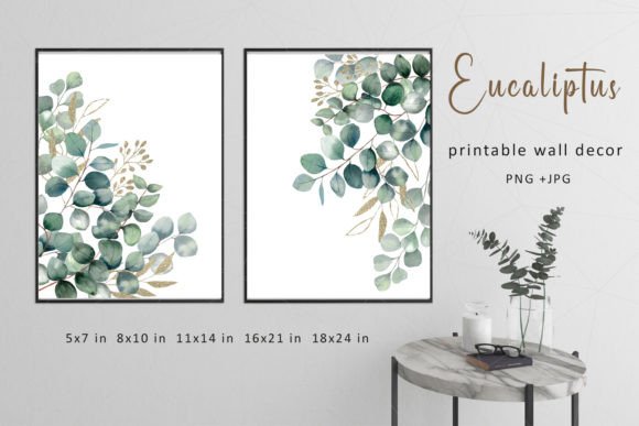 Download Eucalyptus Wall Art Printable Decor. - Wall art Collection