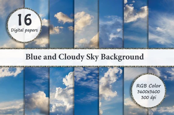 Download Blue and Cloudy Sky Background - Sky Collection
